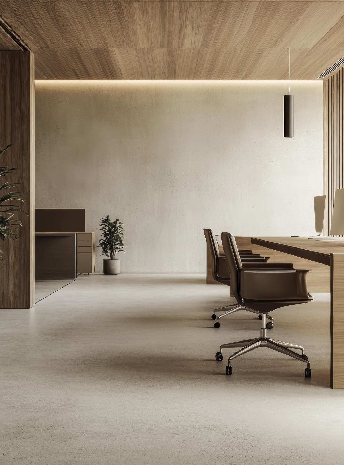 Modern minimalist office